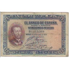 Espanha 25 Pesetas 1926